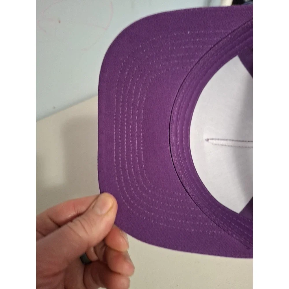 Bass Pro Shops Logo ~ Mesh Snapback Hat Fishing & Outdoors Purple